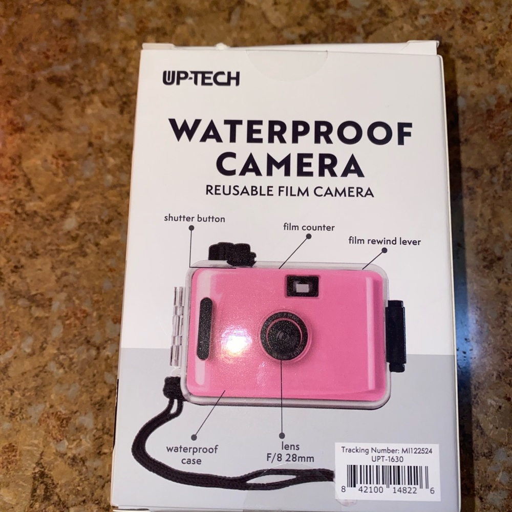 UP-TECH Pink Waterproof Film Camera